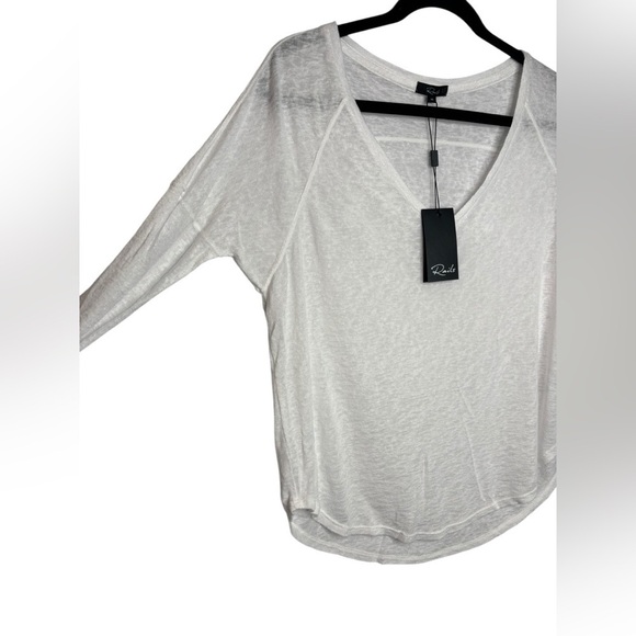 NWT Rails White Long Sleeve Aden Top Size XS - Picture 4 of 13